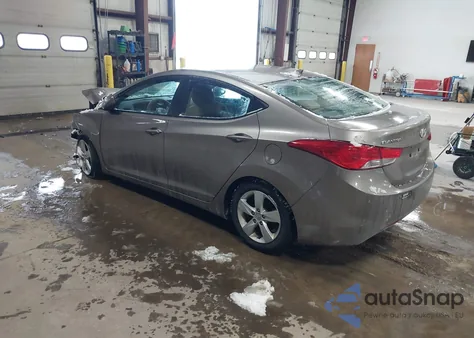 2013 Hyundai Elantra Gls from USA, damaged, VIN 5NPDH4AEXDH451182